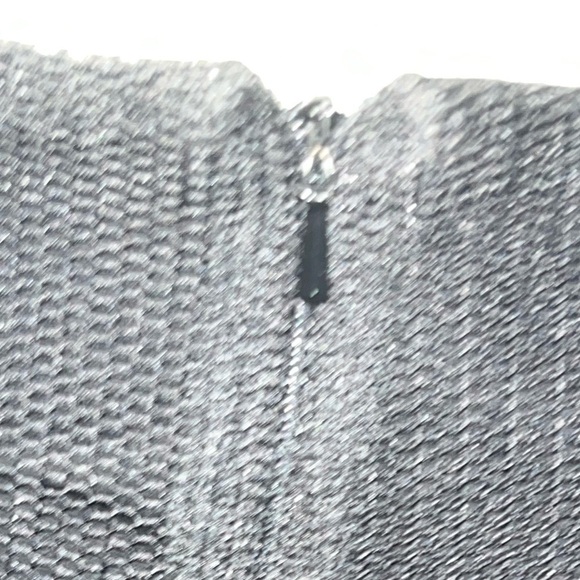 Luxury Maje ‘Jade’ Black Honeycomb Mesh Embroidered Skirt - Picture 6 of 9